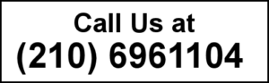 a white sign that reads Call Us at210 6961104