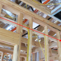 Missing fireblocking found during home inspection