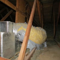 Deteriorated HVAC duct