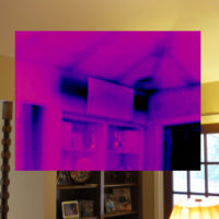 Missing insulation found with infrared imaging