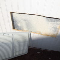 foundation vent not cut through